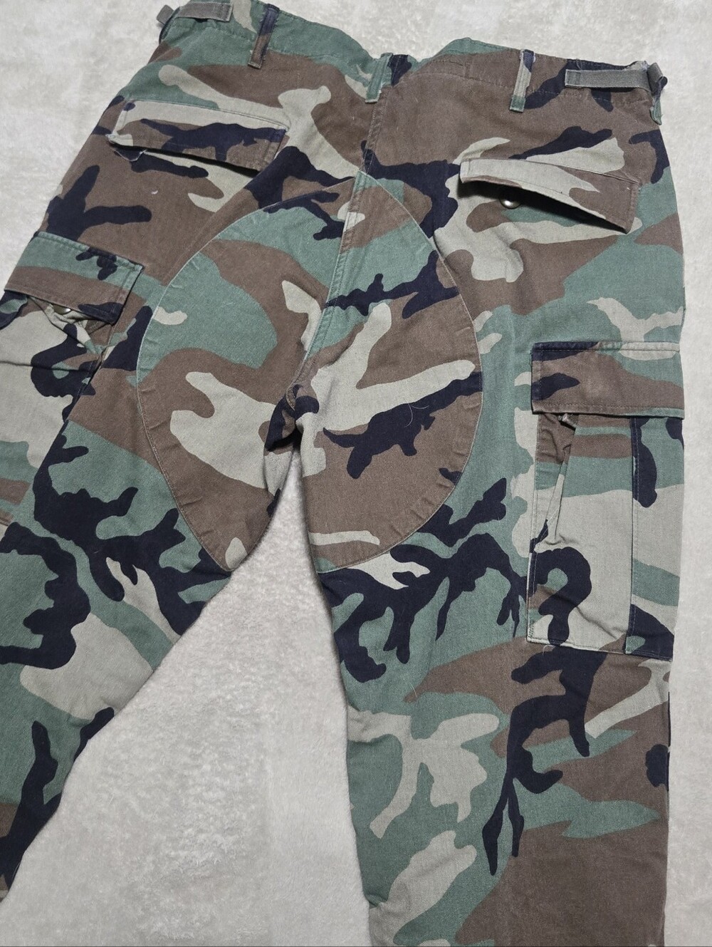 Military Issued Army Fatigue Camo Cargo Pants Mens Size Large *see pics* - Picture 2 of 7